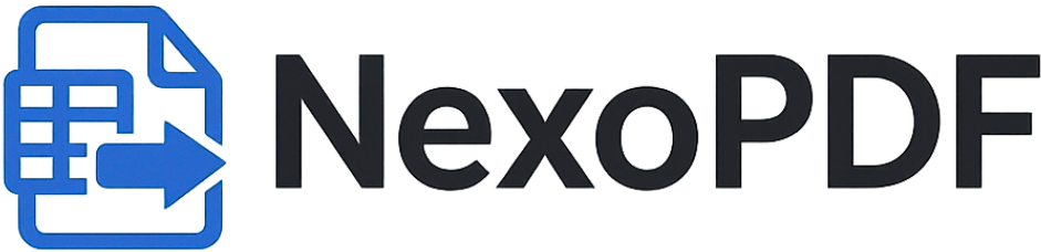 NexoPDF - Spreadsheet to PDF document generation tool